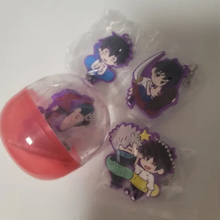 [BUNJANG] Jujutsu Kaisen Rubber Charm Gacha Keyring Set / 주술회전 러버참 고무 키링 가챠 유타 리카 마키 이누마키 마이