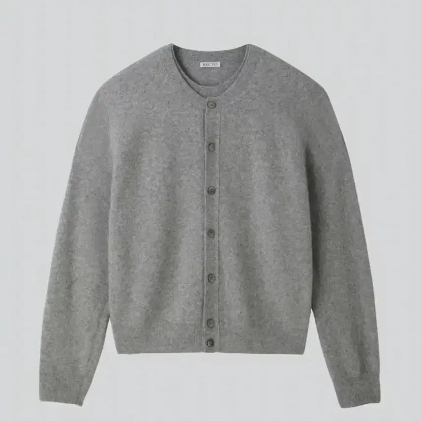 [BUNJANG] Recto Layered Cardigan Grey M / 렉토 레이어드 가디건 그레이 M