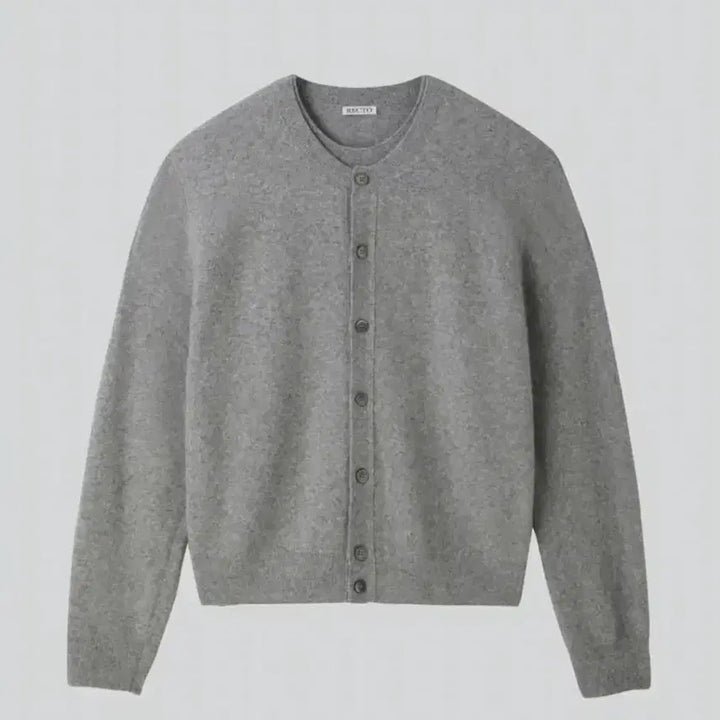 [BUNJANG] Recto Layered Cardigan Grey M / 렉토 레이어드 가디건 그레이 M