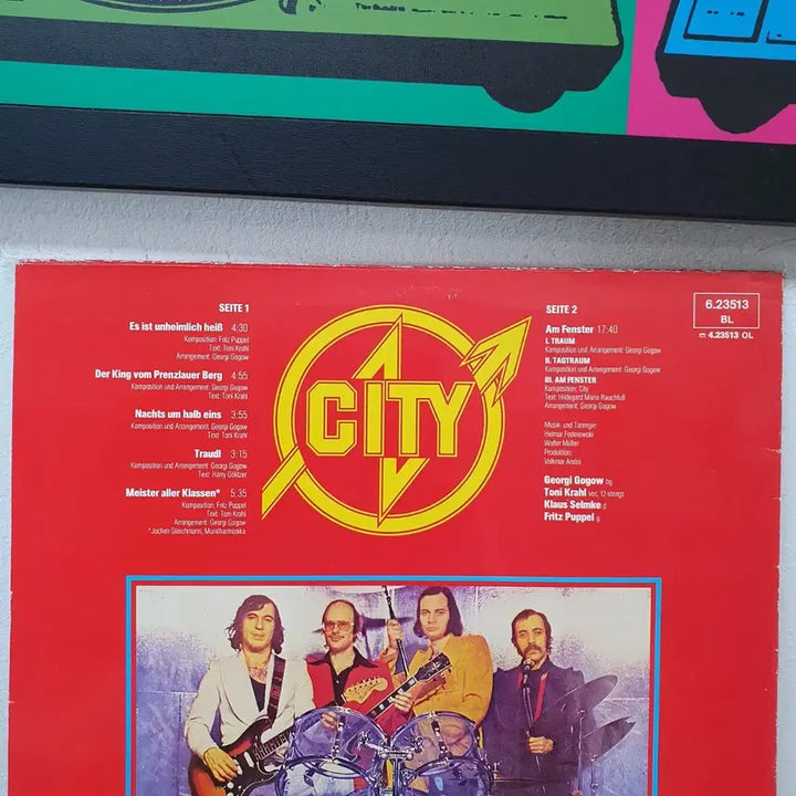 [BUNJANG] City 1978 German LP / 시티 CITY LP  1978 독일반
