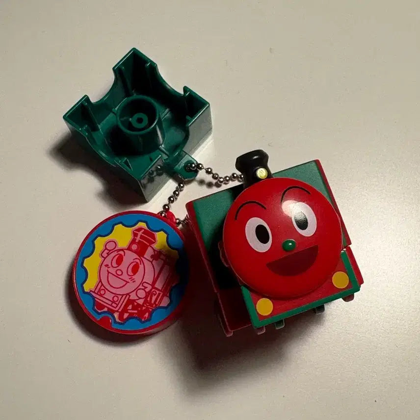 [BUNJANG] Anpanman S.L. Train LEGO Keychain / 호빵맨 S.L 기차 레고 키링