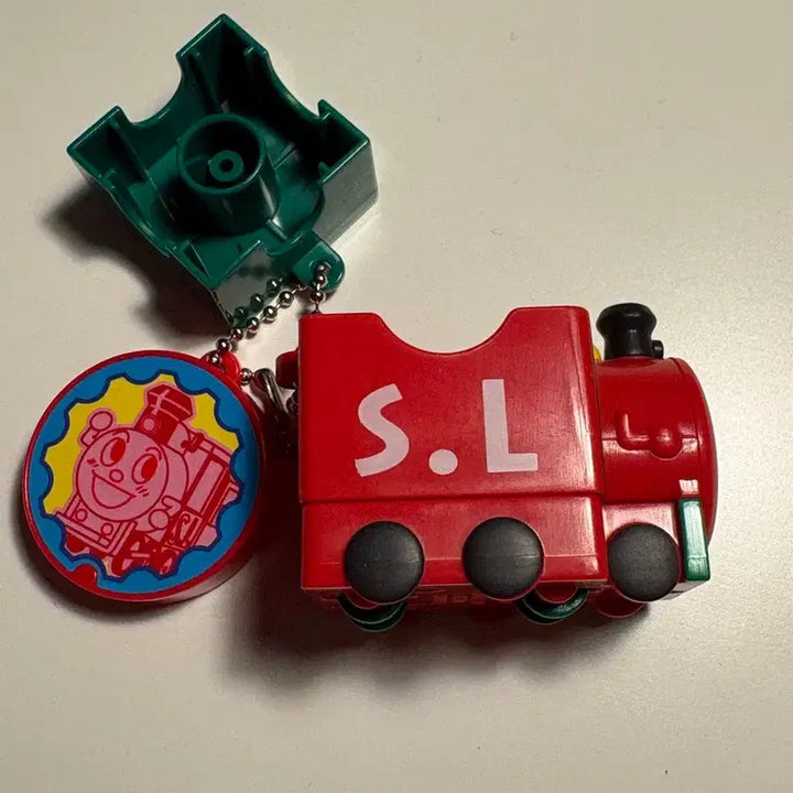 [BUNJANG] Anpanman S.L. Train LEGO Keychain / 호빵맨 S.L 기차 레고 키링