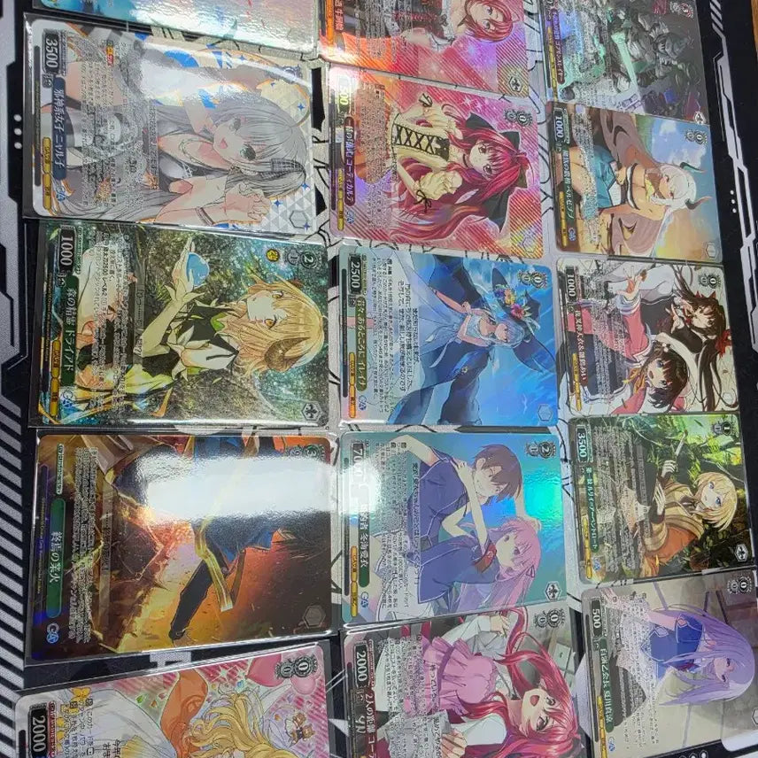 [BUNJANG] Weiss Schwarz SR Cards Bundle Set / 바이스슈발츠 sr* ~ sr** 15장일괄 판매