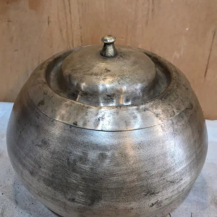 [BUNJANG] Antique Korean Brass Urinal Bowl / 한국의 민속품/ 옛날 놋요강