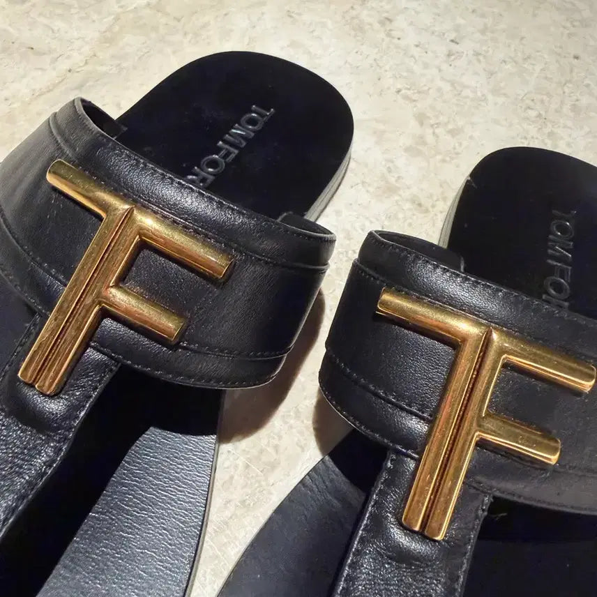[BUNJANG] Tom Ford Slides Sandals / 톰포드 쪼리 슬리퍼