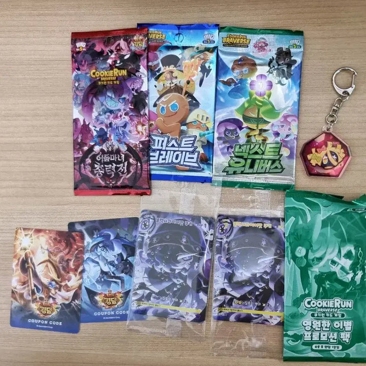 [BUNJANG] Cookie Run: Bravers Black Sapphire Promo Pack Bundle / 쿠키런 브레이버스 블랙사파이어 프로모,11탄 프로모팩 일괄