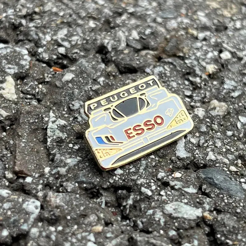 [BUNJANG] ESSO x PEUGEOT Racing Car Vintage Badge / ESSO PEUGEOT 에쏘 푸조 레이싱카 프랑스뱃지 빈티지뱃지 A345
