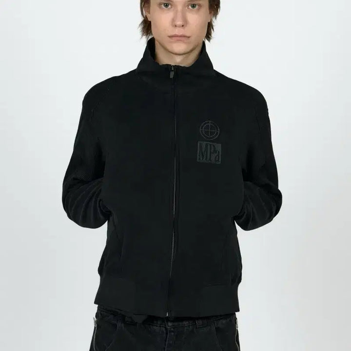 [BUNJANG] Plastic Product Contrast Zipper Jacket / 플라스틱 프로덕트 콘트라스트 지퍼 자켓