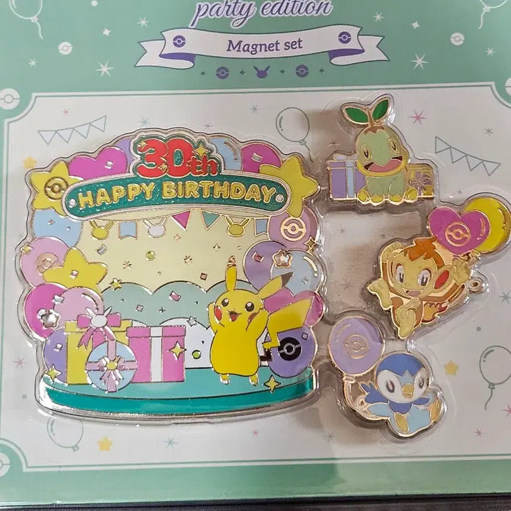 [BUNJANG] Pokemon 30th Anniversary 4th Gen Badge Magnet Bundle Set / 포켓몬 30주년 기념 4세대 뱃지 마그넷 판매합니다