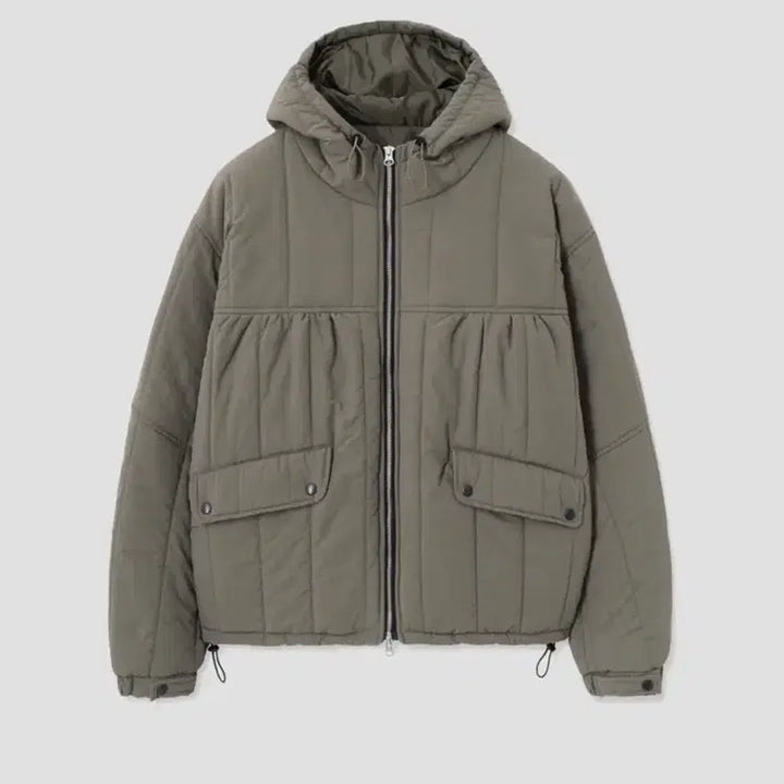 [BUNJANG] Known Hooded Shirring Jumper / 02 노운 후디드 셔링 점퍼 판매합니다