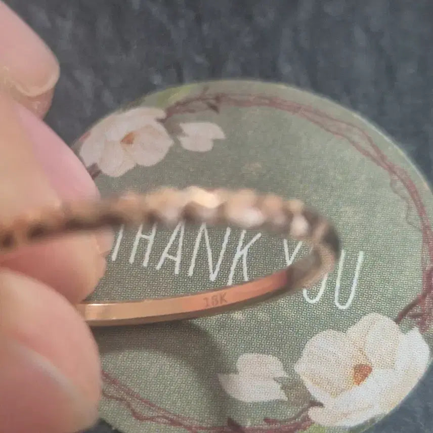 [BUNJANG] 18K Rose Gold Ring / 18k 로즈골드 링