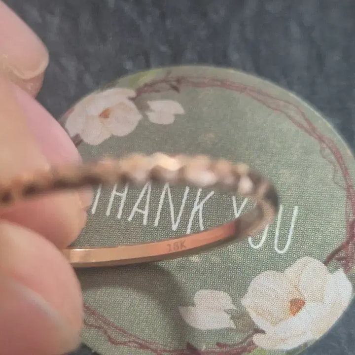 [BUNJANG] 18K Rose Gold Ring / 18k 로즈골드 링
