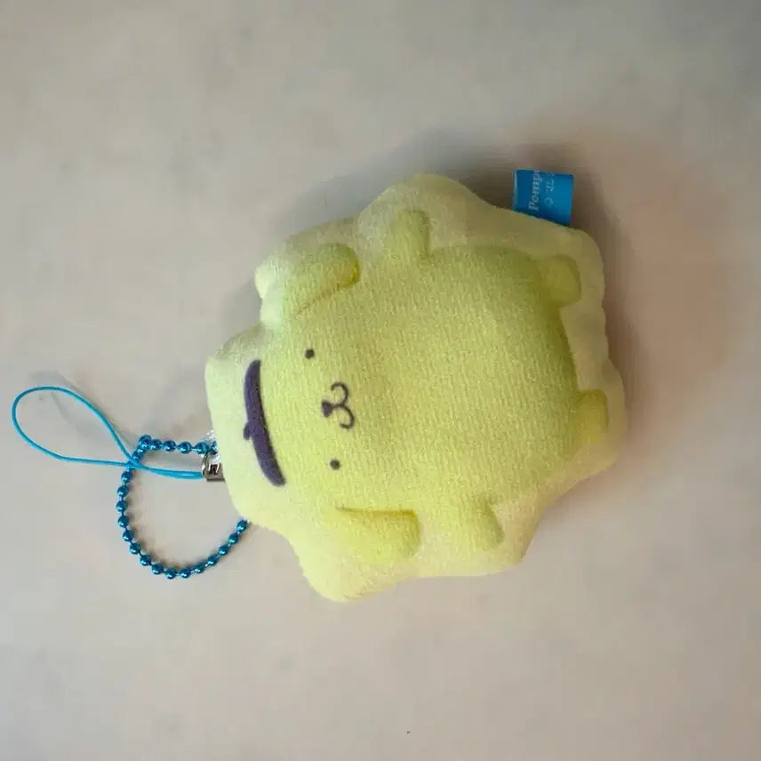 [BUNJANG] Sanrio Pompompurin Screen Cleaner Strap Keychain / 산리오 액정클리너 휴대폰고리 키링 폼폼푸린