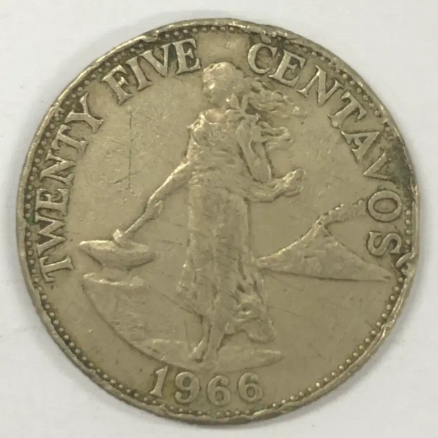 [SOLD OUT] 1966년 필리핀 25센타보 동전 S4027