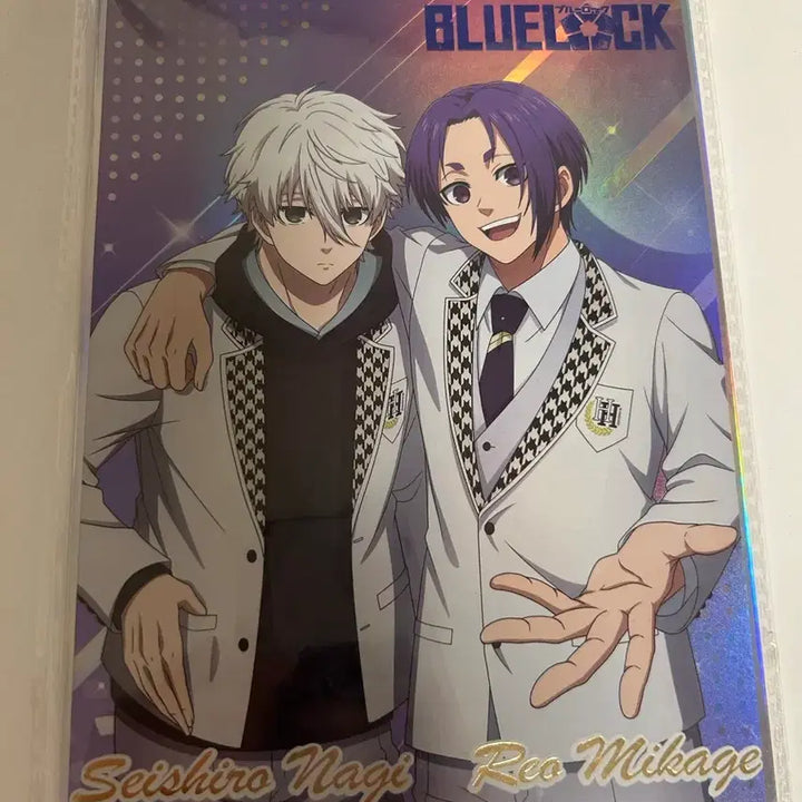 [BUNJANG] Blue Lock Nagi Seishiro &amp; Reo Mikage Shikishi Unsealed / 중국 블루록 나기 레오 색지 미개봉