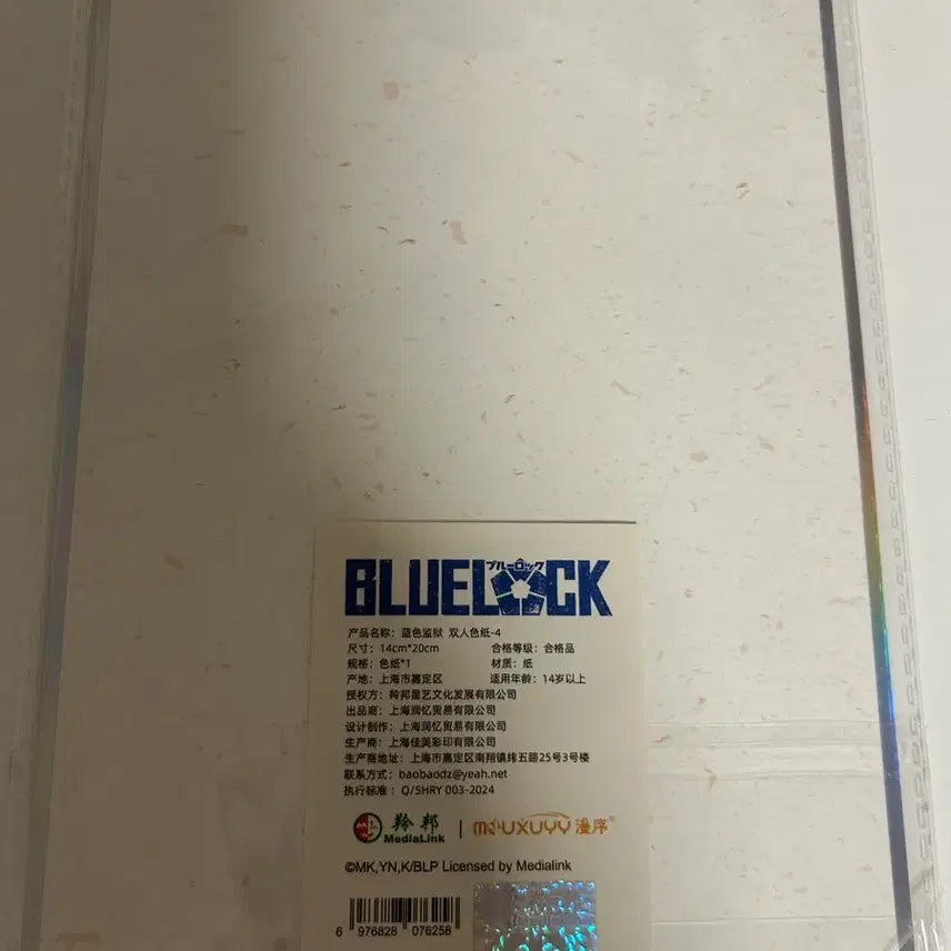[BUNJANG] Blue Lock Nagi Seishiro &amp; Reo Mikage Shikishi Unsealed / 중국 블루록 나기 레오 색지 미개봉