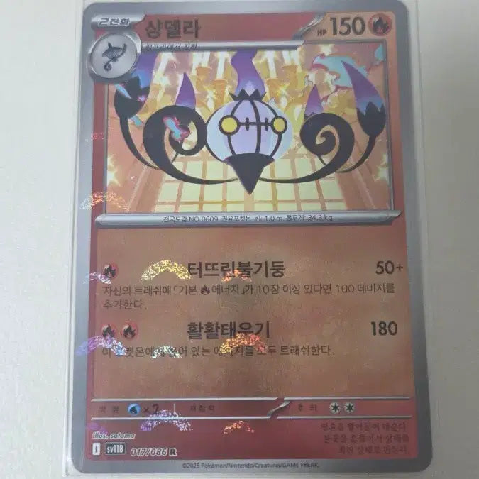 [BUNJANG] Pokemon Card Chandelure / 포켓몬카드 샹델라 몬스터볼