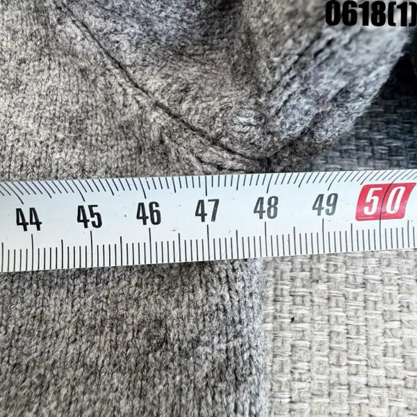 [BUNJANG] Round Neck Cardigan Grey S / 라운드넥 가디건 그레이 S