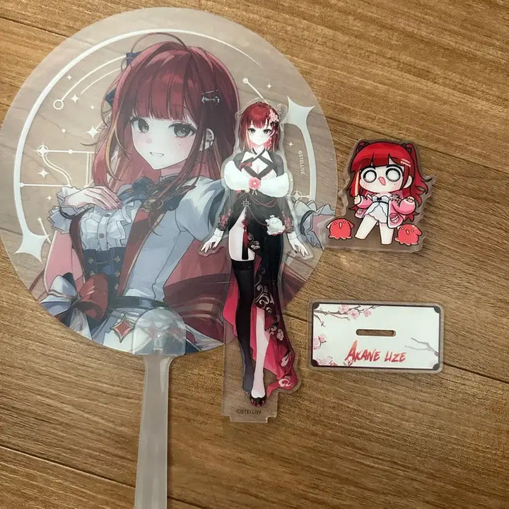 [BUNJANG] Stellive Akane Rize Hanbok Acrylic Standee / 급처)스텔라이브 한복 아카네 리제 굿즈