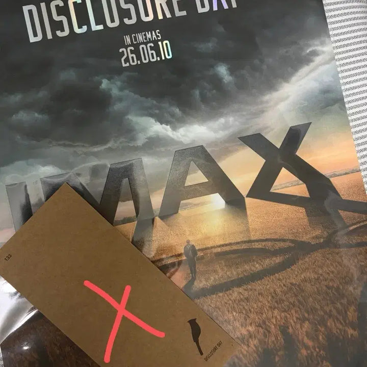 [BUNJANG] Disclosure Day IMAX Poster / 디스클로저데이 imax 포스터