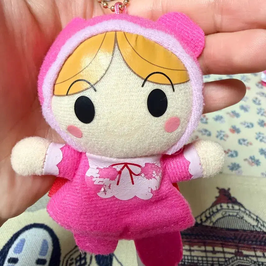 [BUNJANG] Anpanman Dokin-chan Baby Finger Puppet Keychain / 호빵맨 짤랑이 딸랑이 아카짱 손가락 인형 키링