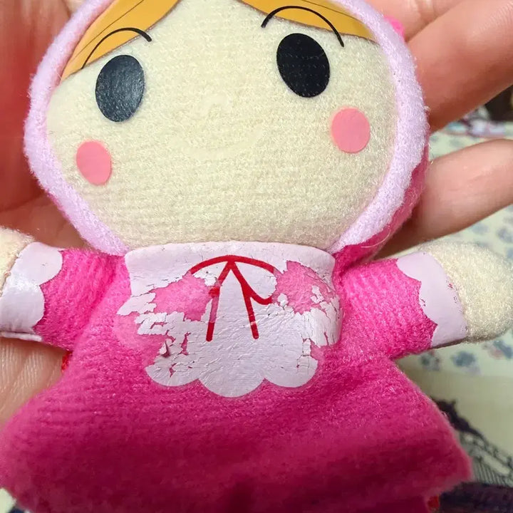 [BUNJANG] Anpanman Dokin-chan Baby Finger Puppet Keychain / 호빵맨 짤랑이 딸랑이 아카짱 손가락 인형 키링