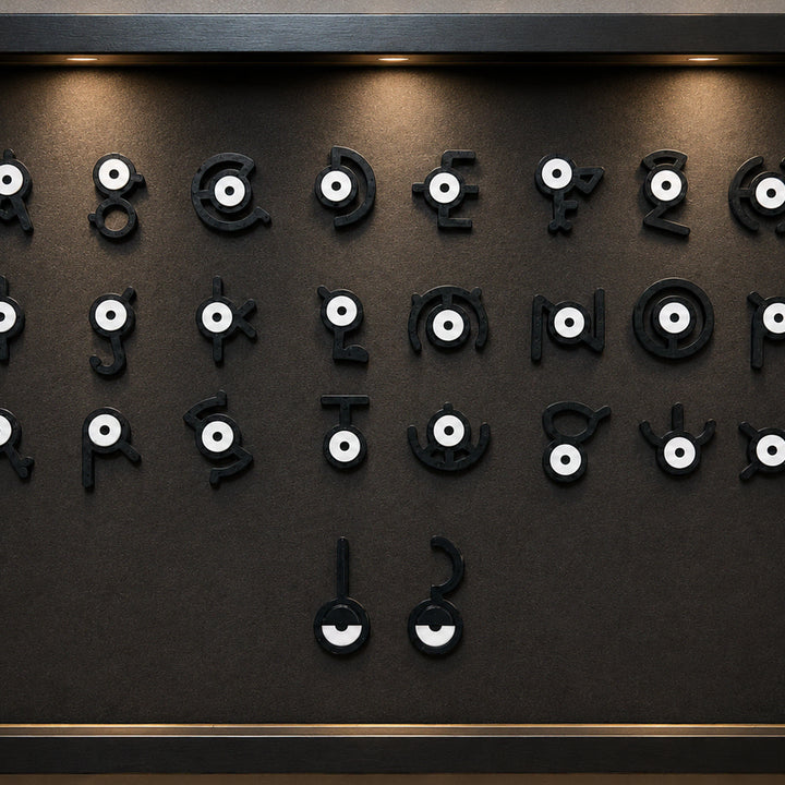 [BUNJANG] Pokemon Unown Magnet 28-Piece Complete Set (Including Hidden) / 포켓몬 안농 마그넷 28종 컴플리트 세트 일괄판매 (히든 포함, 미개봉)
