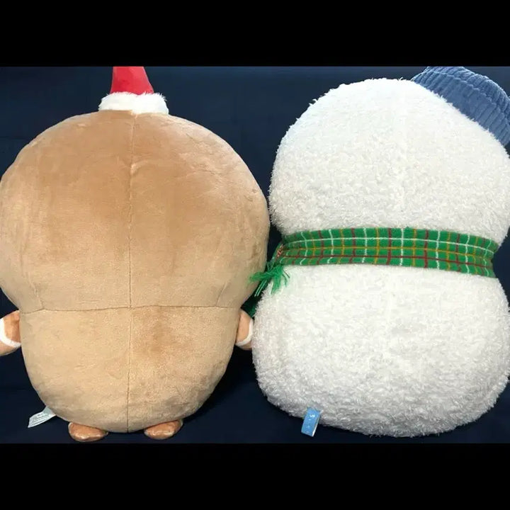 [BUNJANG] Chiikawa Hachiware Ginger Man + Snowman Plush Mascot Bundle Set / 일괄) 치이카와 하치와레 진저맨+눈사람 누이 마스코트