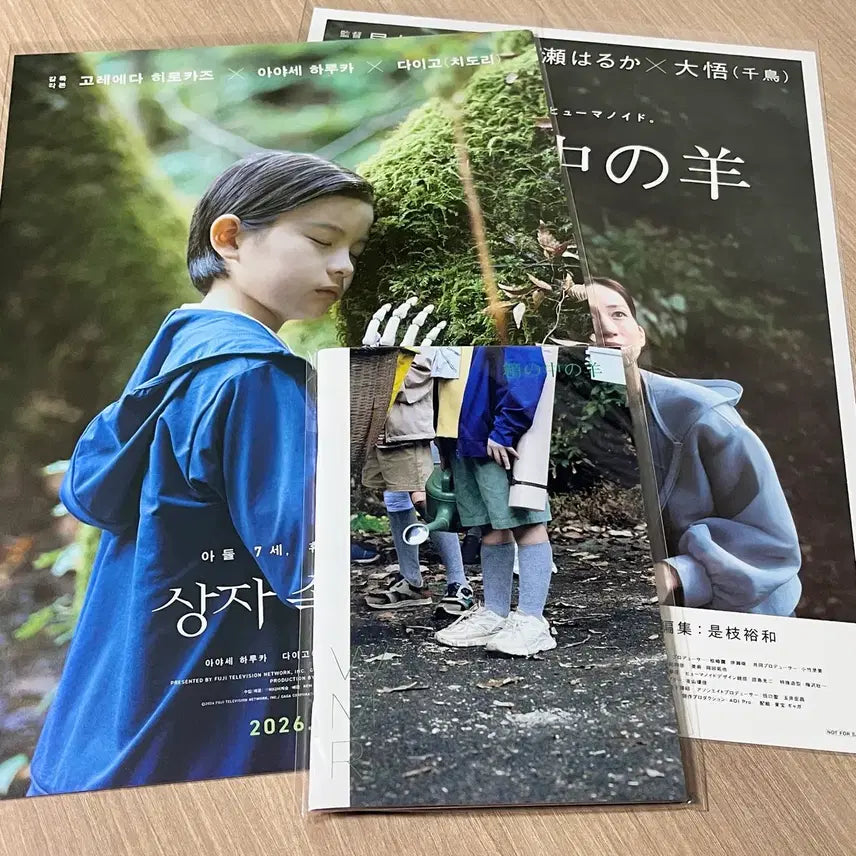 [BUNJANG] Art House Jin "Inside the Box" Poster Bundle Set (Sealed) / 3종일괄)상자 속의 양 포스터, 아트하우스 진 미개봉