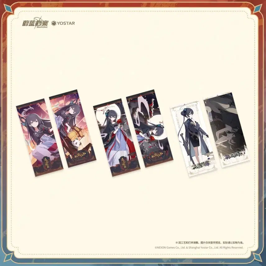 [BUNJANG] Blue Archive Kisaki Acrylic Set with Ticket, Photocard, Keyring, and Can Badges (Sealed) / (미개봉) 블루아카 키사키 아크릴+티켓+포카+키링+캔뱃지 세트 양도