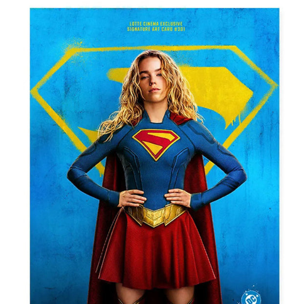 [BUNJANG] Supergirl Art Card Aka / 슈퍼걸 아트카드 아카