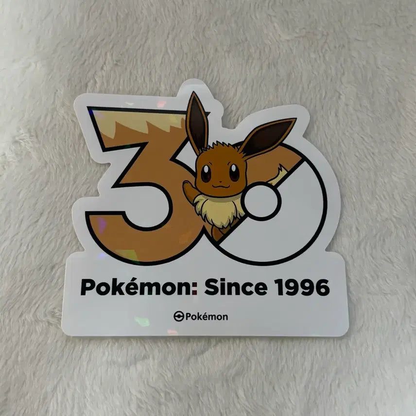 [SOLD OUT] 포켓몬스터 30주년 로고 스티커 이브이