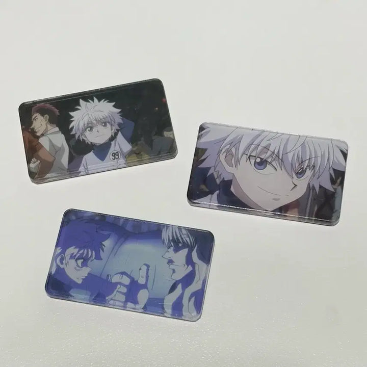 [BUNJANG] Hunter x Hunter Killua Acrylic Magnet Set / 헌터x헌터 아크릴 자석 마그넷 3개 키르아