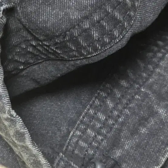 [BUNJANG] OPUS0012 Melted Denim Pants Black L / OPUS0012 MELTED DENIM PANTS BLACK L