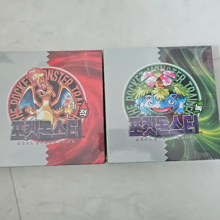 [BUNJANG] Pokemon Charizard, Venusaur, Mew, Mewtwo Sealed Sticker Book Set / 포켓몬 리자몽 이상해꽃 씰북 + 뮤 뮤츠 미개봉 4종 판매