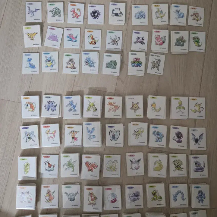 [BUNJANG] Pokemon Stickers / 포켓몬 띠부씰 판매