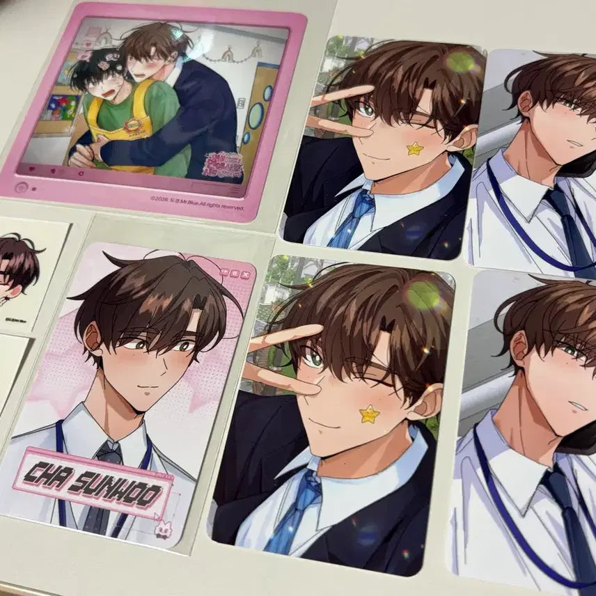 [SOLD OUT] 미블 팝업 신혼부부 특별전형 포카 코스터 입특 띠부씰 일괄