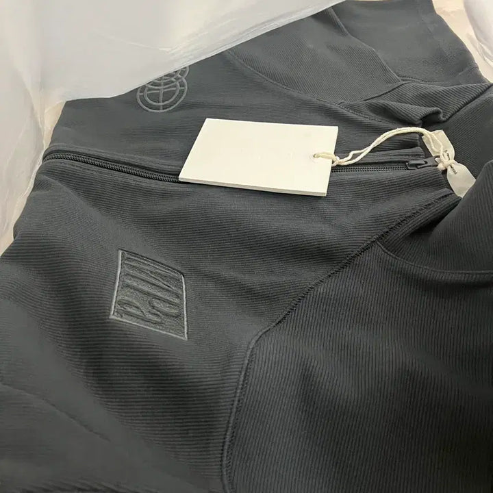 [BUNJANG] Plastic Product MPa Ribbed Zip Jacket (Charcoal) / 플라스틱프로덕트 MPa RIBBED ZIP JACKET (CHARCOAL