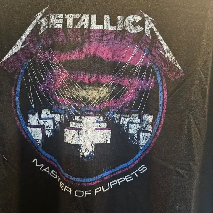 [BUNJANG] Metallica Master of Puppets &amp; The Police Band T-Shirt / 메탈리카. 폴리스. 밴드 티셔츠. 미착.