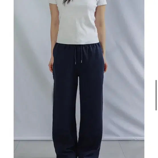 [BUNJANG] TeamPlayve Sweatpants Navy M / 팀플레이브 스웻팬츠 네이비M 포카 X