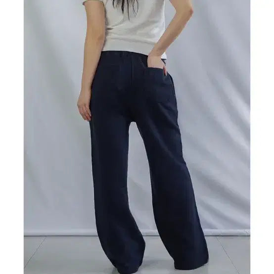 [BUNJANG] TeamPlayve Sweatpants Navy M / 팀플레이브 스웻팬츠 네이비M 포카 X