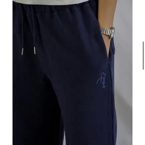 [BUNJANG] TeamPlayve Sweatpants Navy M / 팀플레이브 스웻팬츠 네이비M 포카 X