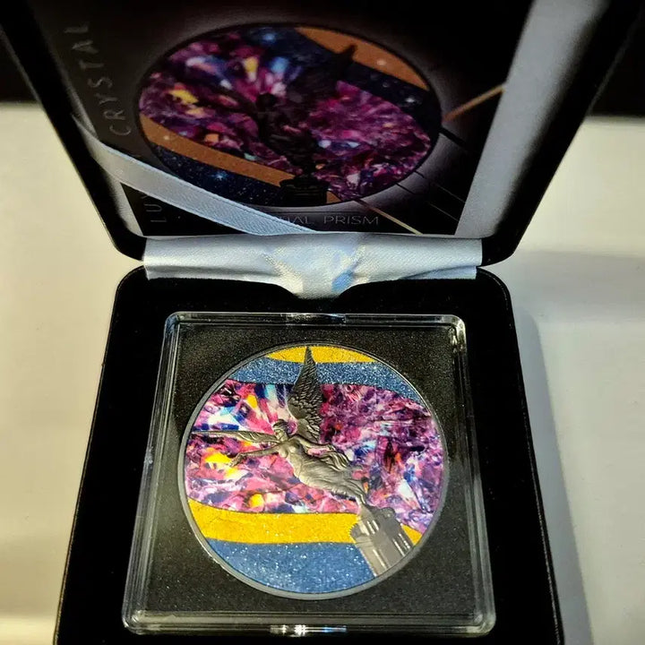 [BUNJANG] Luxury Crystal Libertad 1 Ounce Silver Coin - Limited Edition 100 / 전세계 100개한정판) 럭셔리 크리스탈 리버타드 1온스 은화