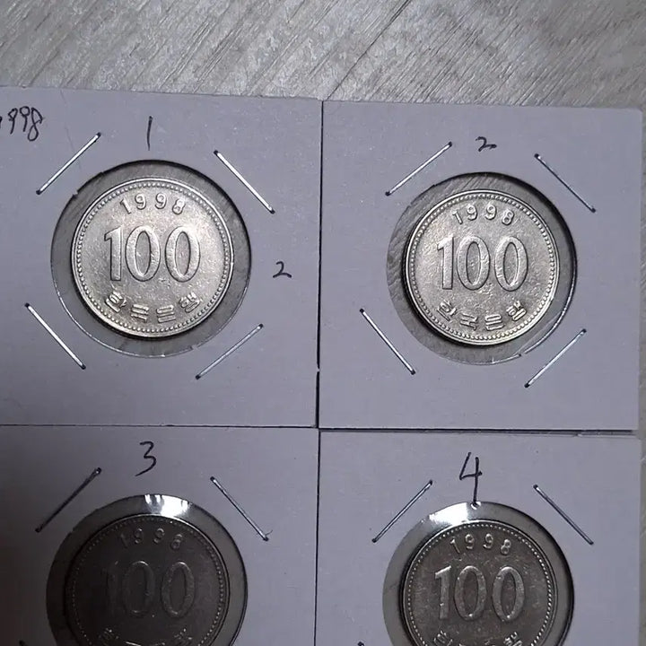 [SOLD OUT] 특년 1998년.   4개