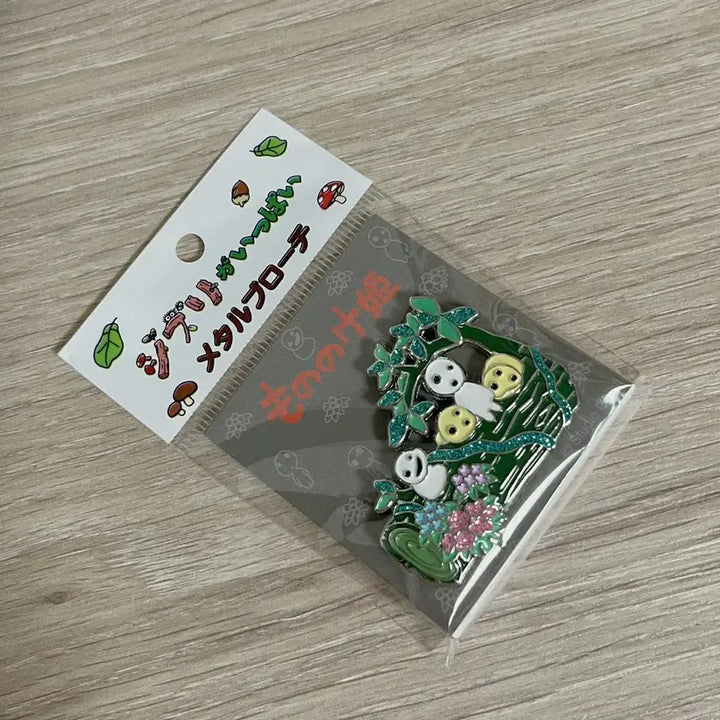 [BUNJANG] Studio Ghibli Princess Mononoke Kodama Badge / 지브리 모노노케 히메(원령공주) 고다마 뱃지