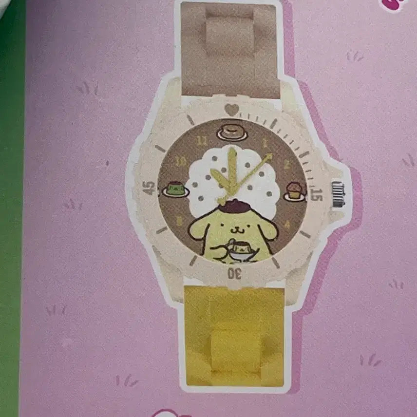 [BUNJANG] Sanrio Pompompurin Wristwatch (Sealed) / 산리오 손목시계 랜덤 폼폼푸린 미사용 새상품