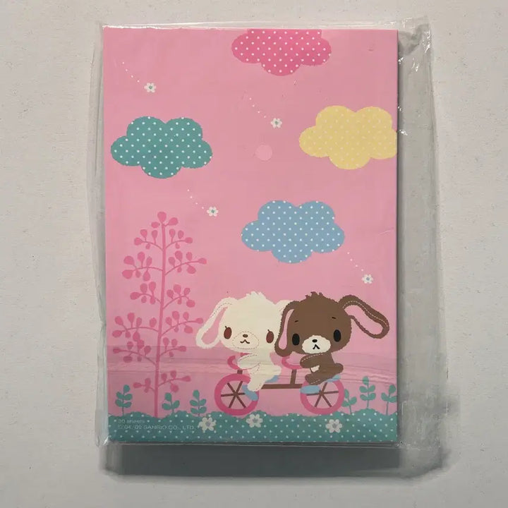 [BUNJANG] Classic Sanrio Sugarbunnies Stationery Set (Notebook, Stickers, Clips, Eraser, Mechanical Pencil) / [새상품] 고전산리오 슈가버니즈 문구세트 노트/스티커/클립/지우개/샤프
