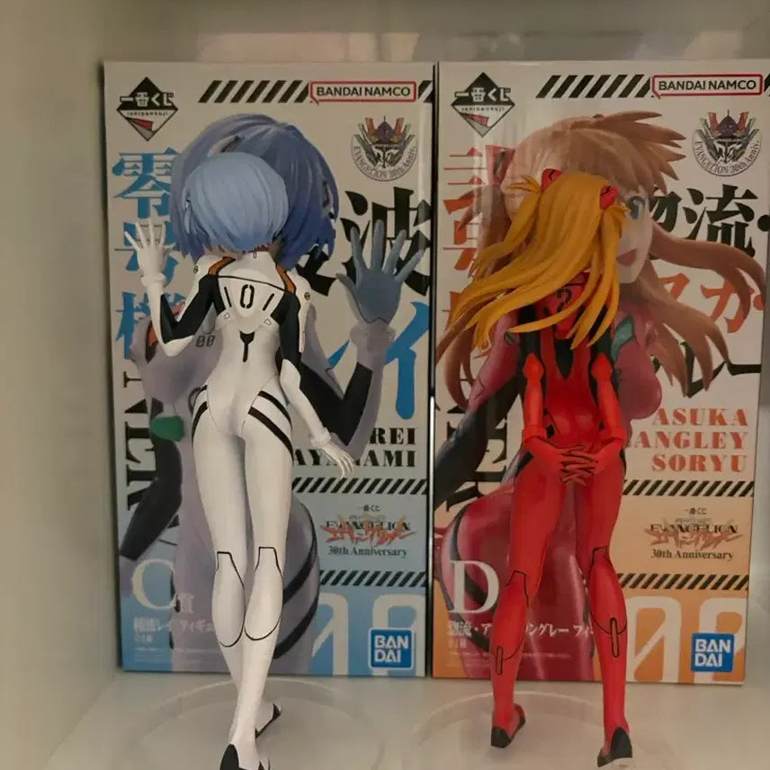 [BUNJANG] Evangelion Ichiban Kuji Asuka &amp; Rei Figure Bundle Set / 에반게리온 쿠지 피규어 아스카 레이 일괄