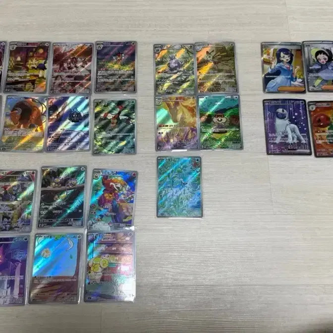 [BUNJANG] Pokemon Card Bundle - 22 Cards (15 AR, 7 SR) / [무료배송] 포켓몬카드 AR 15장, SR 7장 총 22장