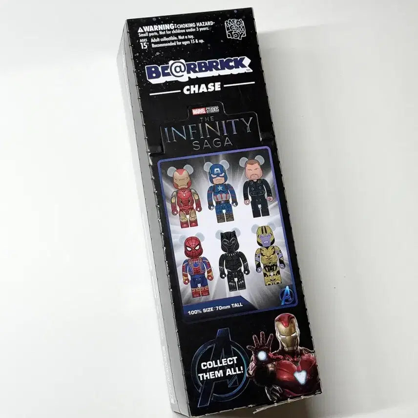 [BUNJANG] Bearbrick Chase Marvel Infinity Saga Complete Box / 베어브릭 체이스 마블 인피니티 사가 홀박스